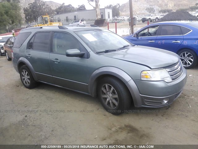 1FMDK05W38GA14885 - 2008 FORD TAURUS X SEL GREEN photo 1