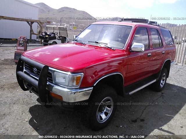 JT3VN39W9R0154319 - 1994 TOYOTA 4RUNNER VN39 SR5 红色 照片 2
