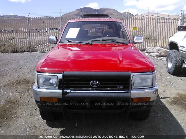 JT3VN39W9R0154319 - 1994 TOYOTA 4RUNNER VN39 SR5 红色 照片 6