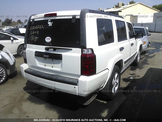 1J8HH48K26C204954 - 2006 JEEP COMMANDER 白色 照片 4