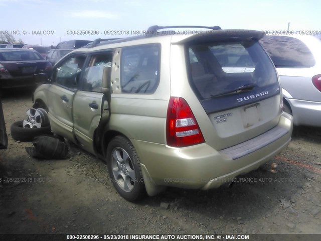 JF1SG65644H739342 - 2004 SUBARU FORESTER 2.5XS Կանաչ լուսանկար 3