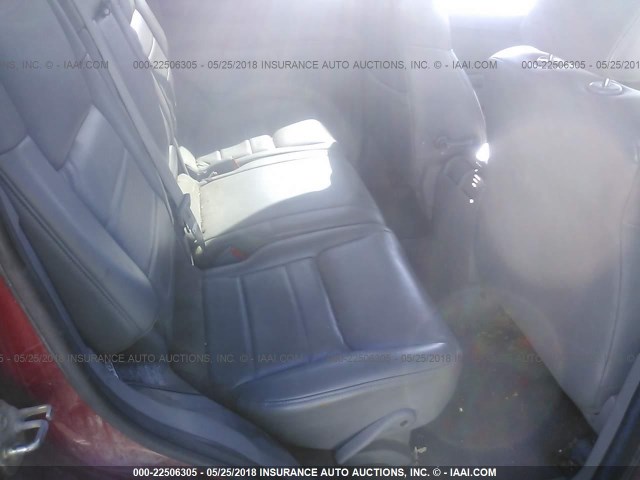 1J8HG48K96C122934 - 2006 JEEP COMMANDER RED photo 8