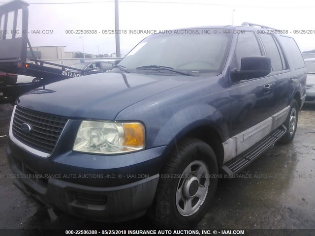 1FMPU13535LA49310 - 2005 FORD EXPEDITION XLS BLUE photo 2