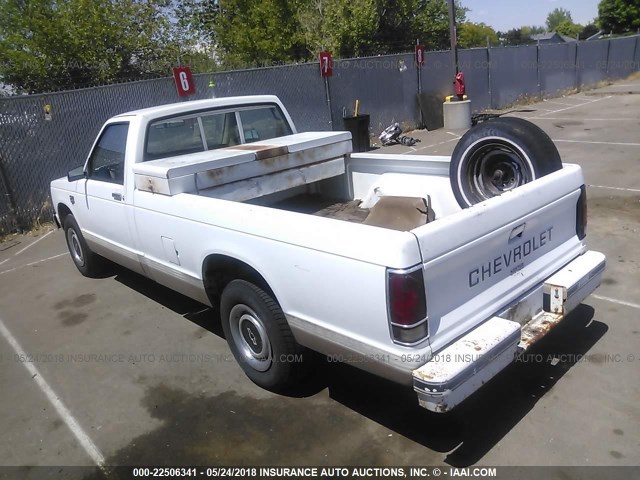 1GCCS14B5D8112292 - 1983 CHEVROLET S TRUCK S10 WHITE photo 3