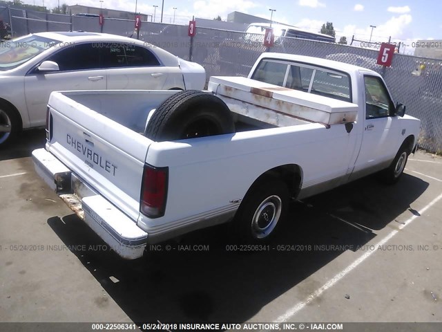 1GCCS14B5D8112292 - 1983 CHEVROLET S TRUCK S10 WHITE photo 4