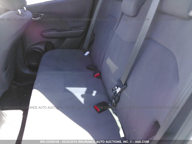 JHMGE8H35BS002801 - 2011 HONDA FIT WHITE photo 8