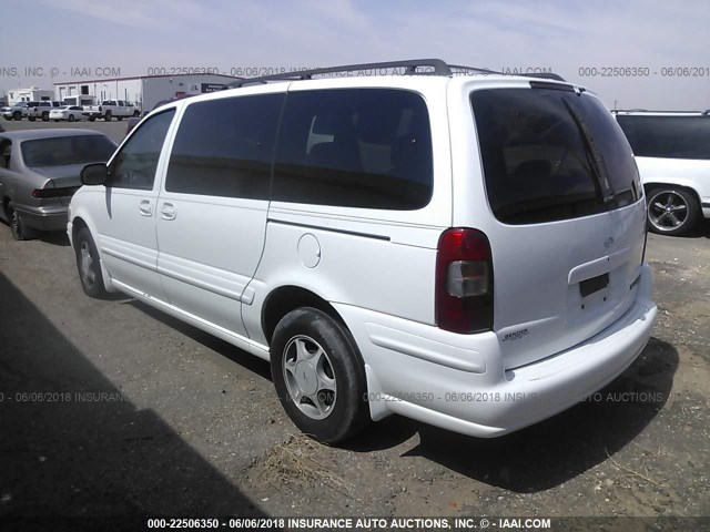 1GHDX03E7YD108389 - 2000 OLDSMOBILE SILHOUETTE WHITE photo 3