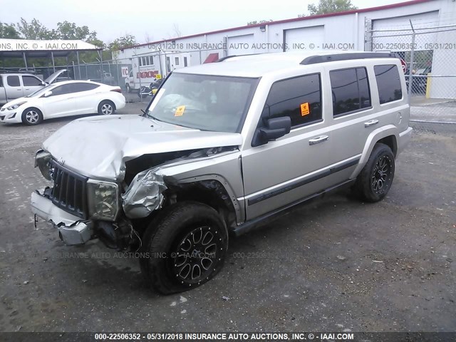 1J8HG48K28C241802 - 2008 JEEP COMMANDER SPORT ბეჟი ფოტო 2