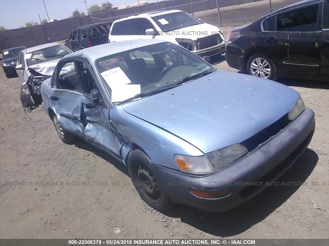 1NXAE09E6PZ024631 - 1993 TOYOTA COROLLA LE/DX ღია ლურჯი ფოტო 1