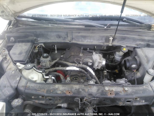 5GAEV23798J274087 - 2008 BUICK ENCLAVE CXL 白色 照片 10