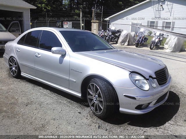 WDBUF76J43A362662 - 2003 MERCEDES-BENZ E 55 AMG SILVER photo 1