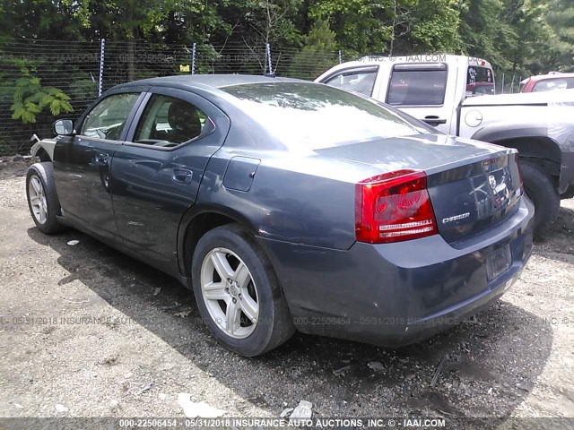 2B3KA43G98H286476 - 2008 DODGE CHARGER Light Blue photo 3