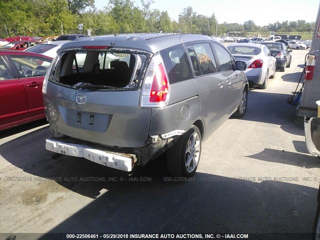 JM1CR2WL9A0387679 - 2010 MAZDA 5 GRAY photo 4