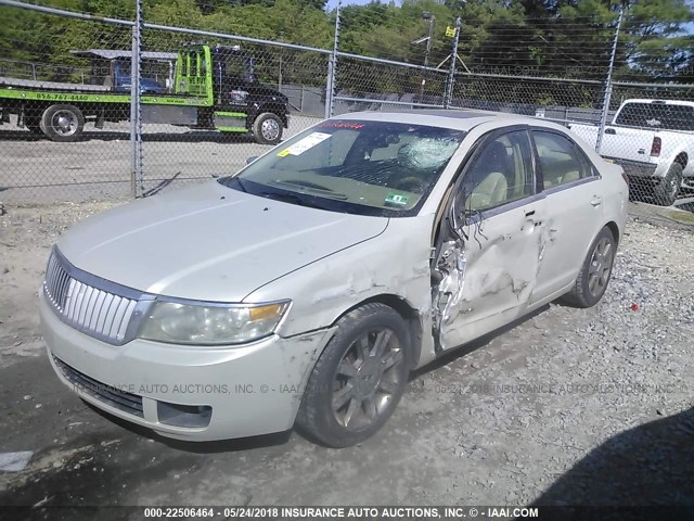 3LNHM26176R618844 - 2006 LINCOLN ZEPHYR CREAM photo 2