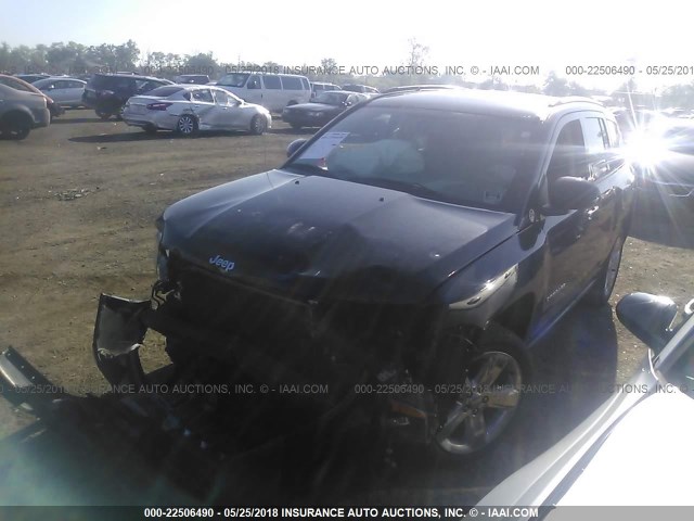 1C4NJDEB7FD207376 - 2015 JEEP COMPASS LATITUDE შავი ფოტო 2