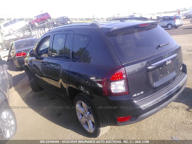 1C4NJDEB7FD207376 - 2015 JEEP COMPASS LATITUDE შავი ფოტო 3