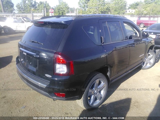1C4NJDEB7FD207376 - 2015 JEEP COMPASS LATITUDE შავი ფოტო 4