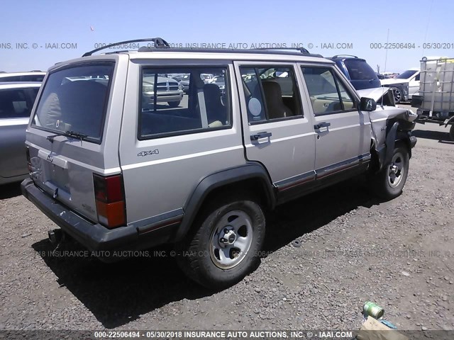 1J4FJ68S6TL146559 - 1996 JEEP CHEROKEE SPORT/CLASSIC Złoty zdjęcie 4