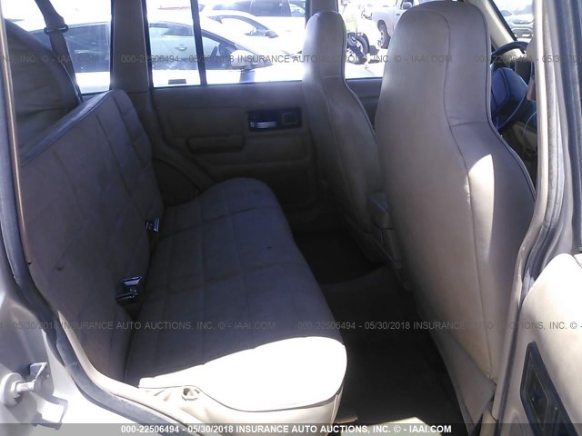 1J4FJ68S6TL146559 - 1996 JEEP CHEROKEE SPORT/CLASSIC Złoty zdjęcie 8