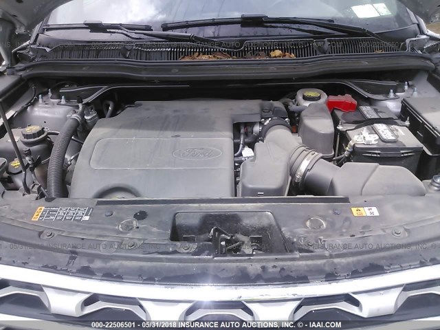 1FM5K8F81HGC70302 - 2017 FORD EXPLORER LIMITED 银色 照片 10