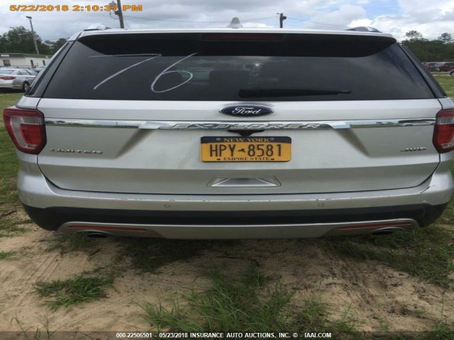 1FM5K8F81HGC70302 - 2017 FORD EXPLORER LIMITED 银色 照片 11