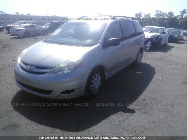 5TDZK23C88S155312 - 2008 TOYOTA SIENNA CE/LE GRAY photo 2