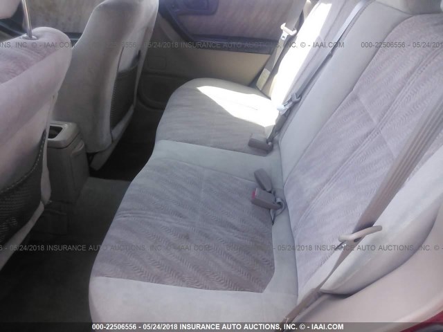 JF1SF65631H705312 - 2001 SUBARU FORESTER S RED photo 8