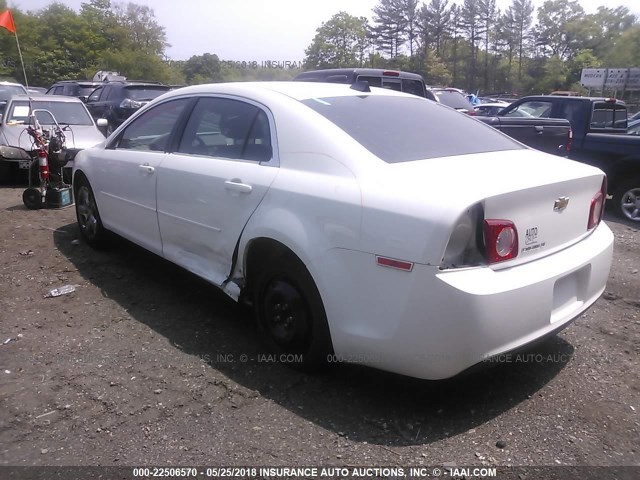 1G1ZB5E09CF190673 - 2012 CHEVROLET MALIBU LS 白色 照片 3