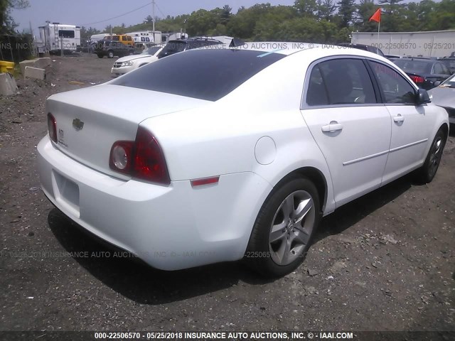1G1ZB5E09CF190673 - 2012 CHEVROLET MALIBU LS 白色 照片 4