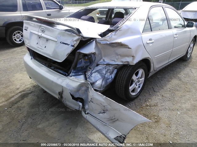 4T1BE32K25U091830 - 2005 TOYOTA CAMRY LE/XLE/SE 银色 照片 6
