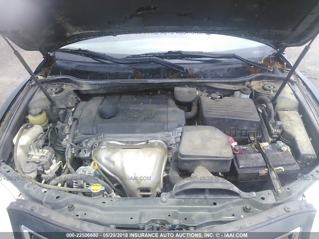 4T1BF3EK7BU650891 - 2011 TOYOTA CAMRY SE/LE/XLE GREEN photo 10