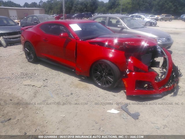 1G1FK1R61H0214131 - 2017 CHEVROLET CAMARO ZL1 RED photo 1