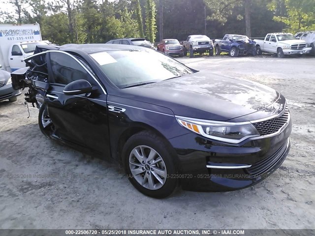 5XXGT4L33JG190878 - 2018 KIA OPTIMA LX/S BLACK photo 1