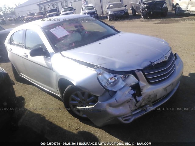 1C3CC4FB1AN123724 - 2010 CHRYSLER SEBRING TOURING SILVER photo 1