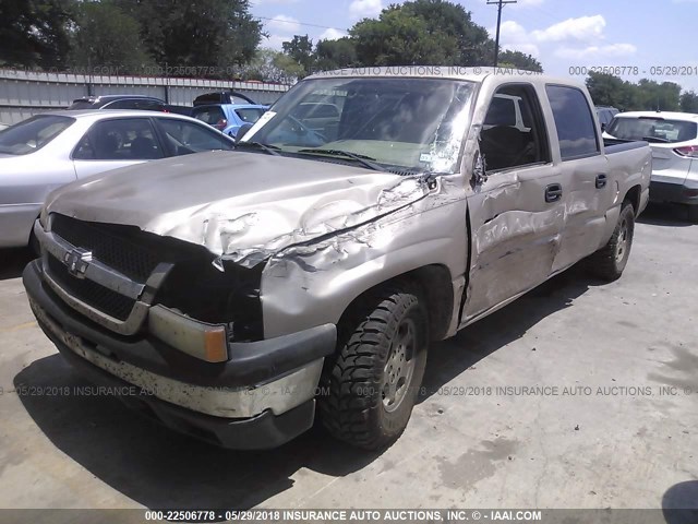 2GCEC13T541396834 - 2004 CHEVROLET SILVERADO C1500 TAN photo 2