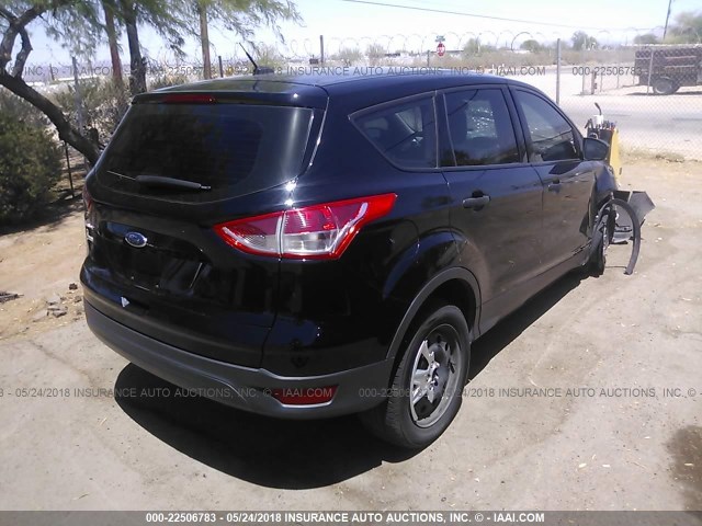 1FMCU0F78GUC60151 - 2016 FORD ESCAPE S BLACK photo 4