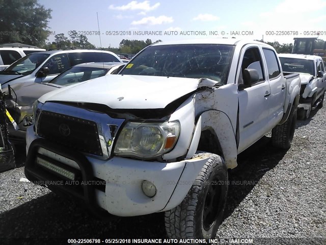 3TMLU42N58M014227 - 2008 TOYOTA TACOMA DOUBLE CAB თეთრი ფოტო 6