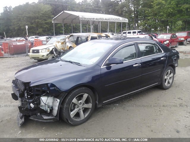 1G1ZC5E02CF242500 - 2012 CHEVROLET MALIBU 1LT 深蓝色 照片 2
