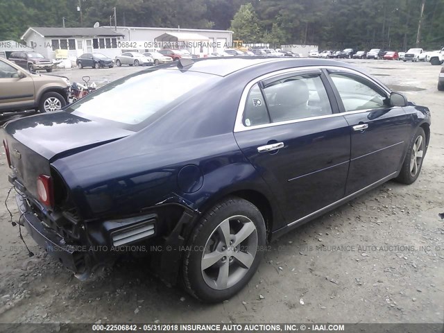 1G1ZC5E02CF242500 - 2012 CHEVROLET MALIBU 1LT 深蓝色 照片 4