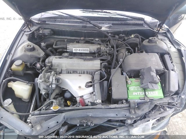 4T1BG12KXTU675520 - 1996 TOYOTA CAMRY DX/LE/XLE მწვანე ფოტო 10