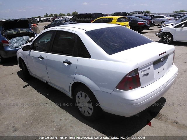 1FAHP34N47W155556 - 2007 FORD FOCUS ZX4/S/SE/SES 白色 照片 3