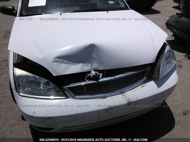 1FAHP34N47W155556 - 2007 FORD FOCUS ZX4/S/SE/SES 白色 照片 6