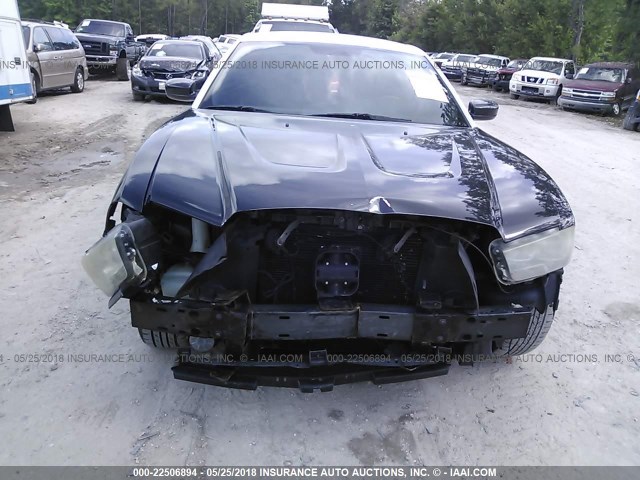 2B3CL1CG3BH552126 - 2011 DODGE CHARGER POLICE BLACK photo 6