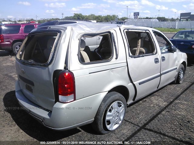 1GNDV23WX8D175902 - 2008 CHEVROLET UPLANDER LS GOLD photo 4
