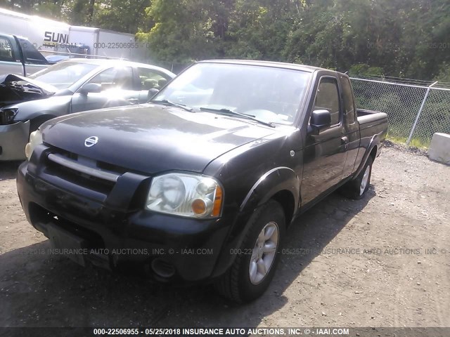 1N6DD26T64C439093 - 2004 NISSAN FRONTIER KING CAB XE BLACK photo 2