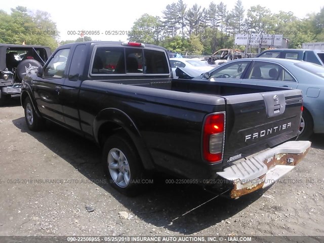 1N6DD26T64C439093 - 2004 NISSAN FRONTIER KING CAB XE BLACK photo 3