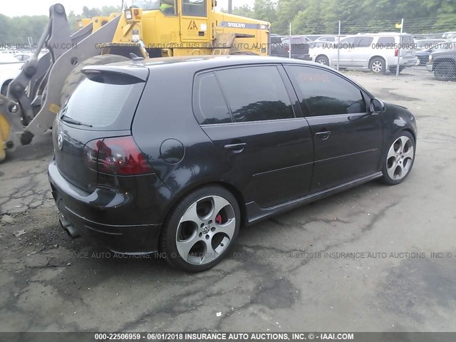 WVWHV71K37W122730 - 2007 VOLKSWAGEN NEW GTI BLACK photo 4