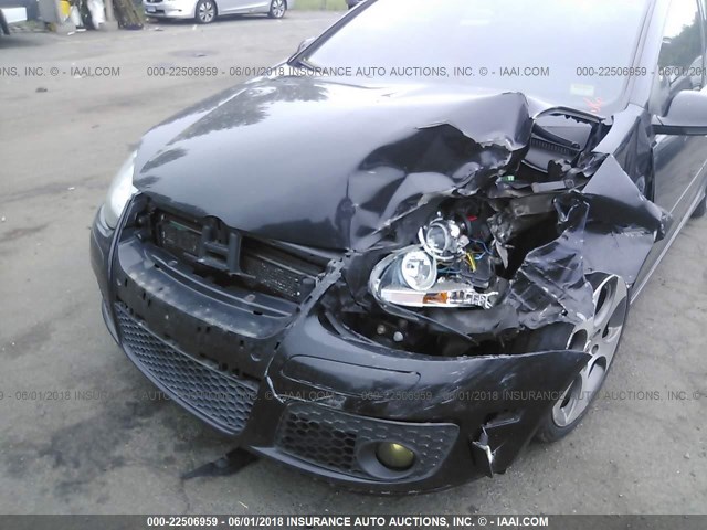 WVWHV71K37W122730 - 2007 VOLKSWAGEN NEW GTI BLACK photo 6