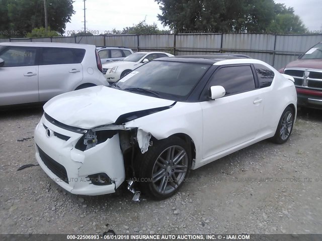 JTKJF5C7XB3004317 - 2011 TOYOTA SCION TC 白色 照片 2