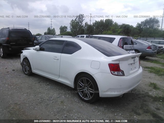 JTKJF5C7XB3004317 - 2011 TOYOTA SCION TC 白色 照片 3